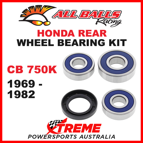 All Balls 25-1362 Honda CB750K CB 750K 1969-1982 Rear Wheel Bearing Kit