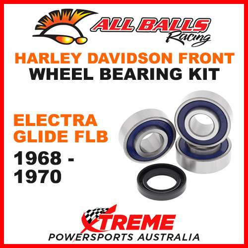 25-1366 HD Electra Glide FLB 68-70 Front Wheel Bearing Kit Non ABS