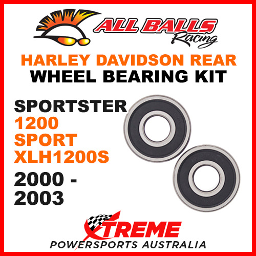 All Balls 25-1368 HD Sportster 1200 Sport XLH1200S 2000-03 Rear Wheel Bearings