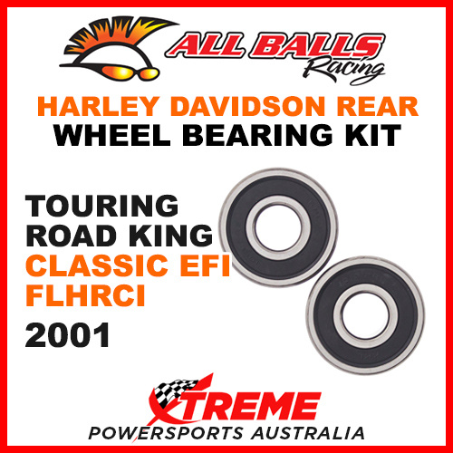 25-1368 HD Touring Road King Classic EFI FLHRCI 2001 Rear Wheel Bearing Kit