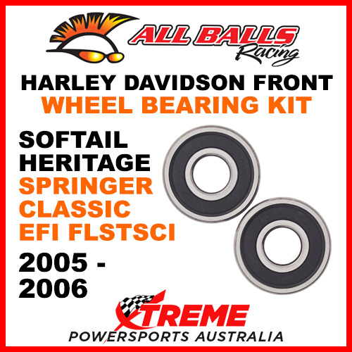 25-1368 HD S/tail Heritage Springer Class EFI FLSTSCI 05-06 Front Wheel Bearings