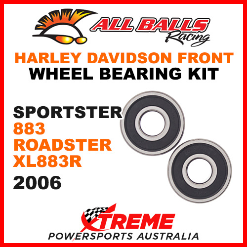 All Balls 25-1368 HD Sportster 883 Roadster XL883R 2006 Front Wheel Bearing Kit