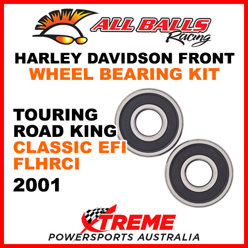 25-1368 HD Touring Road King Classic EFI FLHRCI 2001 Front Wheel Bearing Kit