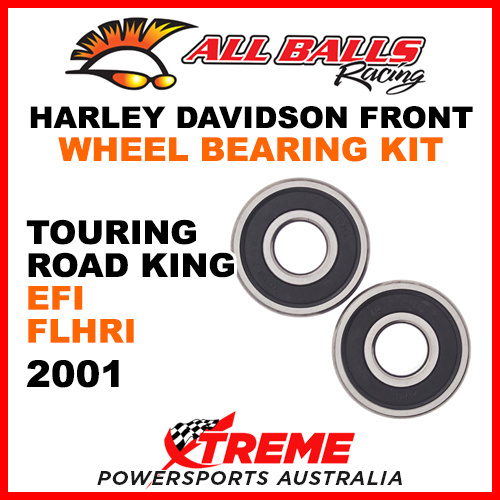 All Balls 25-1368 HD Touring Road King EFI FLHRI 2001 Front Wheel Bearing Kit