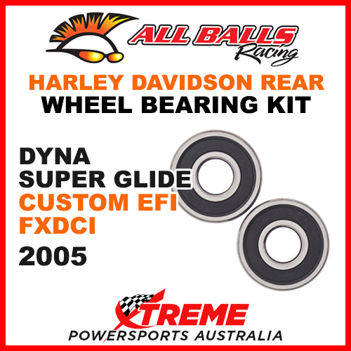 25-1368 HD Dyna Super Glide Custom EFI FXDCI 2005 Rear Wheel Bearing Kit