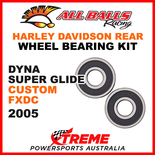 25-1368 HD Dyna Super Glide Custom FXDC 2005 Rear Wheel Bearing Kit