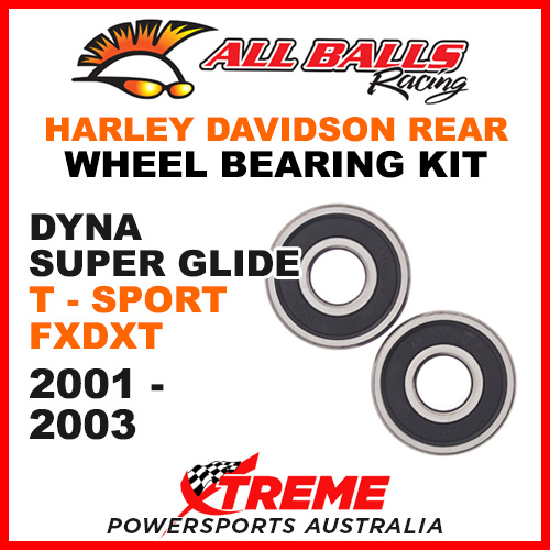 25-1368 HD Dyna Super Glide T-Sport FXDXT 2001-2003 Rear Wheel Bearing Kit