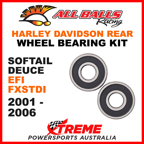 All Balls 25-1368 HD Softail Deuce EFI FXSTDI 2001-2006 Rear Wheel Bearing Kit