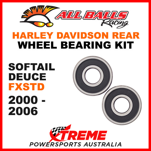 All Balls 25-1368 HD Softail Deuce FXSTD 2000-2006 Rear Wheel Bearing Kit