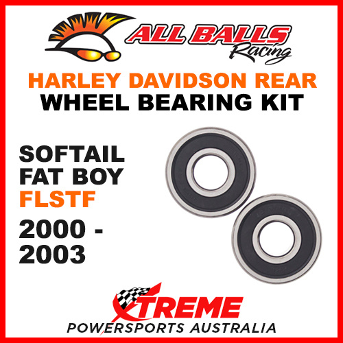 All Balls 25-1368 HD Softail Fat Boy FLSTF 2000-2003 Rear Wheel Bearing Kit