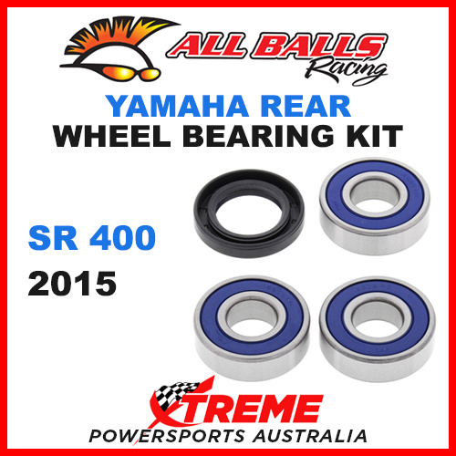 All Balls 25-1377 Yamaha SR400 SR 400 2015 Rear Wheel Bearing Kit