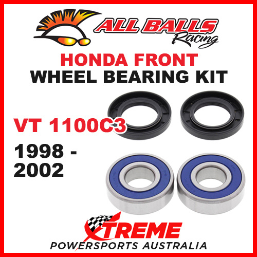 25-1379 Honda VT1100C3 VT 1100C3 1998-2002 Front Wheel Bearing Kit