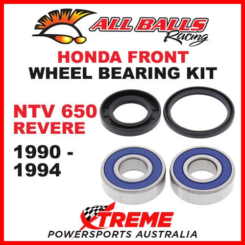 25-1380 Honda NTV 650 Revere 1990-1994 Front Wheel Bearing Kit