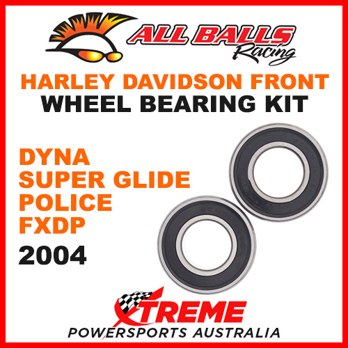 All Balls 25-1394 HD Dyna Super Glide Police FXDP 2004 Front Wheel Bearing Kit