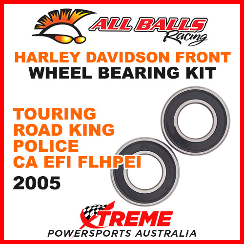 25-1394 HD Touring Road King Police CA EFI FLHPEI 2005 Front Wheel Bearing Kit