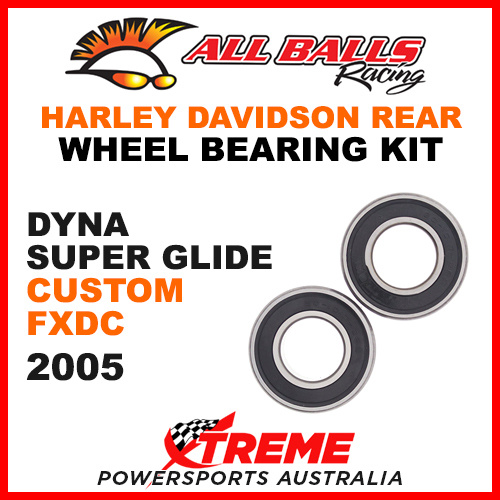 All Balls 25-1394 HD Dyna Super Glide Custom FXDC 2005 Rear Wheel Bearing Kit