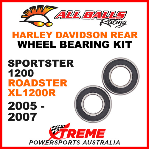 25-1394 HD Sportster 1200 Roadster XL1200R 2005-2007 Rear Wheel Bearing Kit