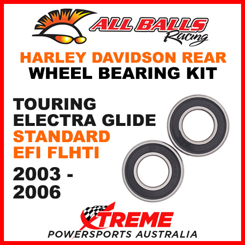 25-1394 HD Touring Electra Glide Standard EFI FLHTI 2003-06 Rear Wheel Bearings