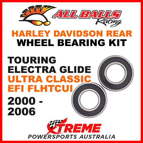 25-1394 HD Touring E/Glide U/Classic EFI FLHTCUI 2000-06 Rear Wheel Bearing Kit