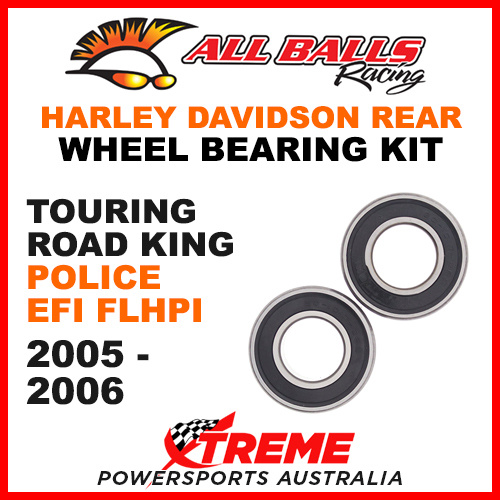 25-1394 HD Touring Road King Police EFI FLHPI 2005-2006 Rear Wheel Bearing Kit