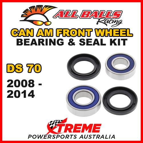 ALL BALLS 25-1395 ATV FRONT WHEEL BEARING KIT CAN AM DS70 DS 70 2008-2014