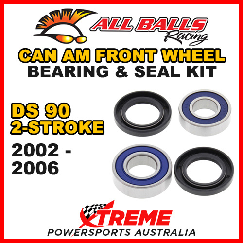 25-1395 ATV FRONT WHEEL BEARING KIT CAN AM DS90 DS 90 2-STROKE 2002-2006