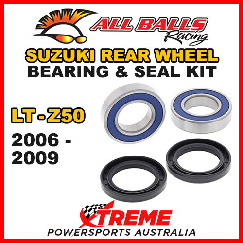 ALL BALLS 25-1397 ATV REAR WHEEL BEARING KIT For Suzuki LT-Z50 LTZ50 2006-2009