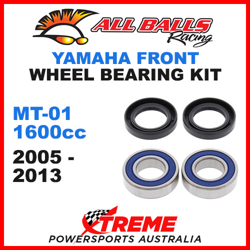 All Balls 25-1403 Yamaha MT-01 MT01 1600cc 2005-2013 Front Wheel Bearing Kit