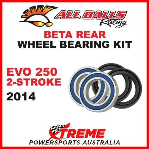 MX Rear Wheel Bearing Kit Beta EVO 2T 2-Stroke 250 250cc 2014, All Balls 25-1404