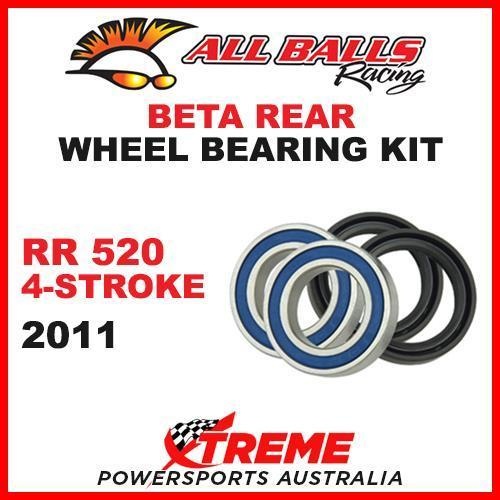 MX Rear Wheel Bearing Kit Beta RR 4T 4-Stroke 520 520cc 2011 Moto, All Balls 25-1404