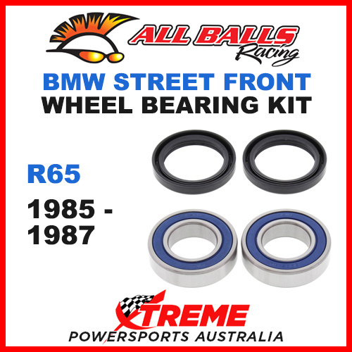 All Balls 25-1404 BMW R65 1985-1987 Front Wheel Bearing Kit