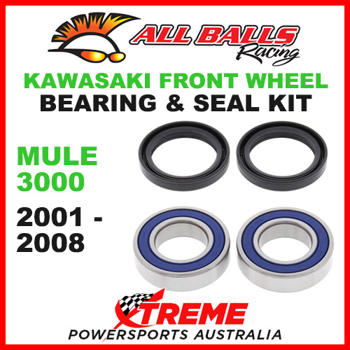 ALL BALLS 25-1404 ATV FRONT WHEEL BEARING KIT KAWASAKI MULE 3000 2001-2008