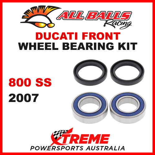 All Balls 25-1404 Ducati 800 SS 2007 Front Wheel Bearing Kit