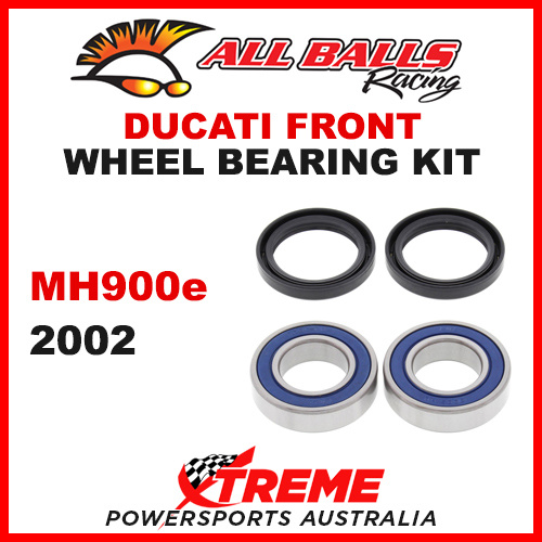 All Balls 25-1404 Ducati MH900e 2002 Front Wheel Bearing Kit