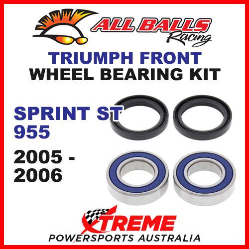 All Balls 25-1404 Triumph Sprint ST 955 2005-2006 Front Wheel Bearing Kit