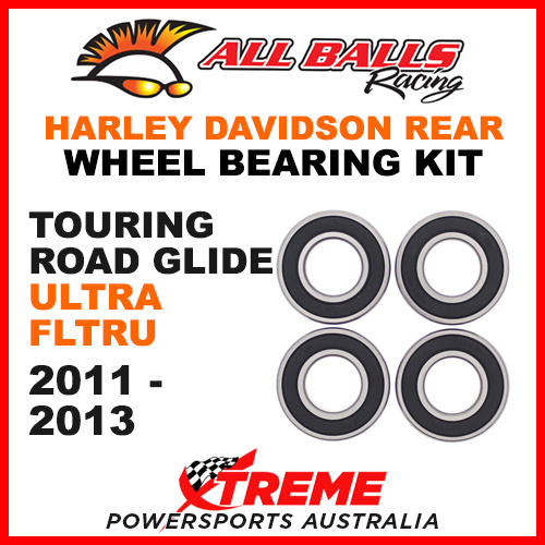 25-1405 HD Touring Road Glide Ultra FLTRU 2011-2013 Rear Wheel Bearing Kit