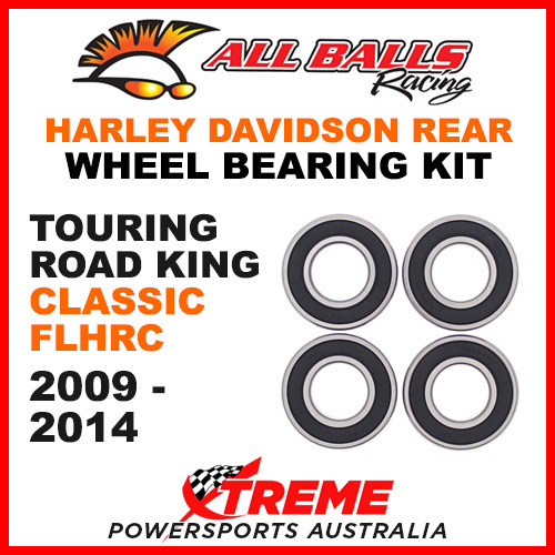 25-1405 HD Touring Road King Classic FLHRC 2009-2014 Rear Wheel Bearing Kit