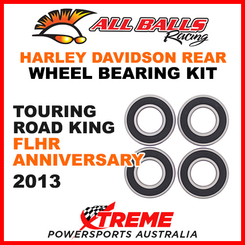 All Balls 25-1405 HD Touring Road King FLHR Anniversary 2013 Rear Wheel Bearing Kit