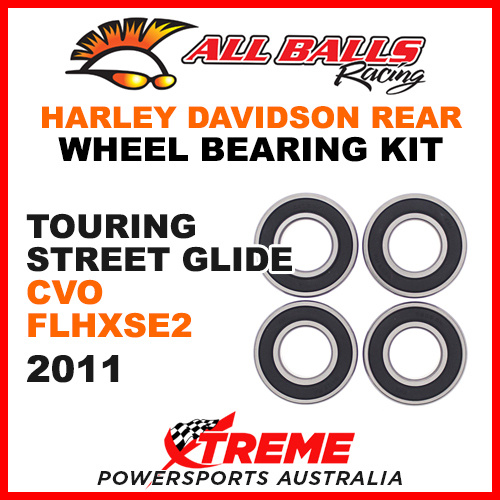 All Balls 25-1405 HD Touring Street Glide CVO FLHXSE2 2011 Rear Wheel Bearing Kit