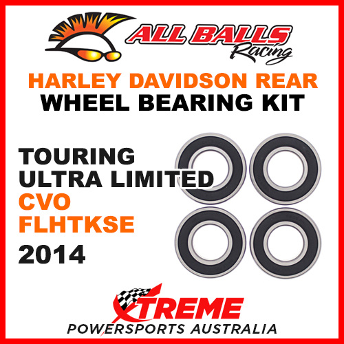 All Balls 25-1405 HD Touring Ultra Limited CVO FLHTKSE 2014 Rear Wheel Bearing Kit