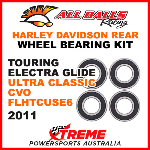 25-1405 HD Touring E. Glide Ultra Classic CVO FLHTCUSE6 2011 Rear Wheel Bearing Kit