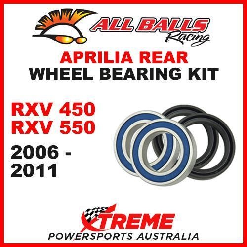 MX Rear Wheel Bearing Kit APRILIA RXV450 RXV550 RXV 450 550 2006-2011, All Balls 25-1406