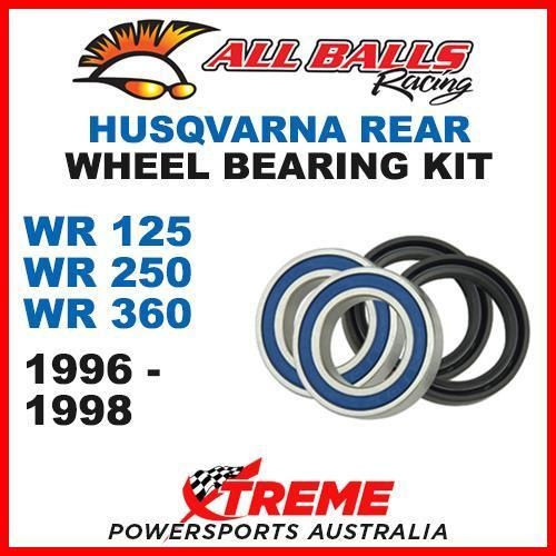 MX Rear Wheel Bearing Kit Husqvarna WR125 WR250 WR360 1996-1998, All Balls 25-1419