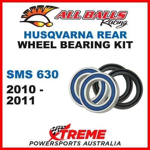 MX Rear Wheel Bearing Kit Husqvarna SMS630 SMS 630 2010-2011, All Balls 25-1420