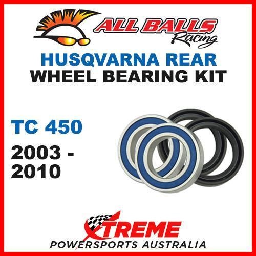 MX Rear Wheel Bearing Kit Husqvarna TC450 TC 450 2003-2010 Moto, All Balls 25-1420