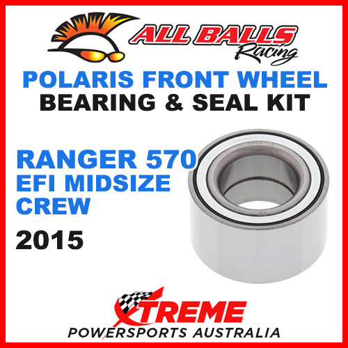 ATV FRONT WHEEL BEARING KIT POLARIS ATV RANGER 570 EFI MID SIZE CREW 2015