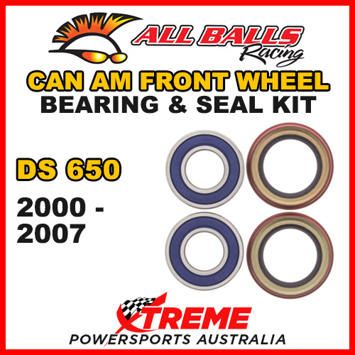 25-1431 ATV FRONT WHEEL BEARING KIT CAN-AM CAN AM DS650 DS 650 2000-2007