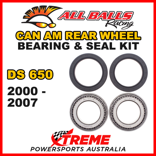 25-1432 ATV REAR WHEEL BEARING KIT CAN AM DS650 DS 650 2000-2007