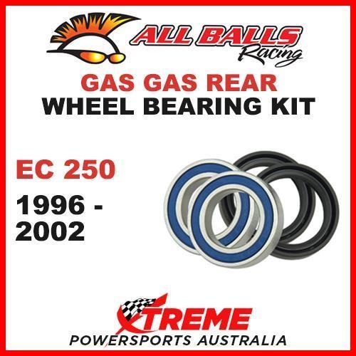 MX Rear Wheel Bearing Kit Gas-Gas EC250 EC 250 1996-2002 Enduro, All Balls 25-1457