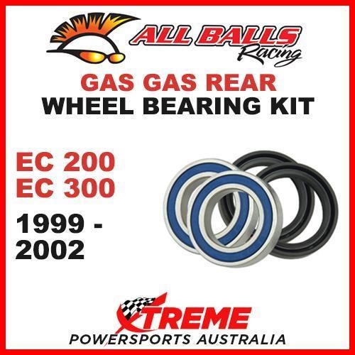 Rear Wheel Bearing Kit Gas-Gas EC200 EC300 EC 200 300 1999-2002, All Balls 25-1457